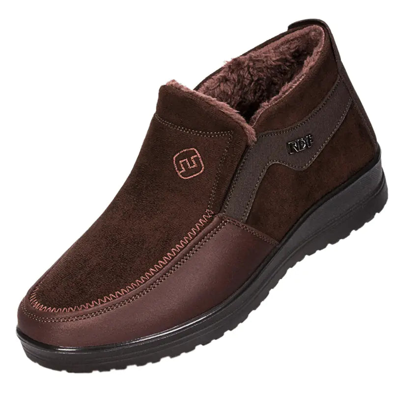 Warm High-Top Cotton Shoes for Men - Winter Style