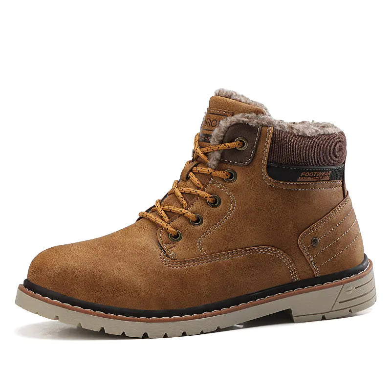 Men's Winter Martin Boots - Warm Cotton Snow Shoes