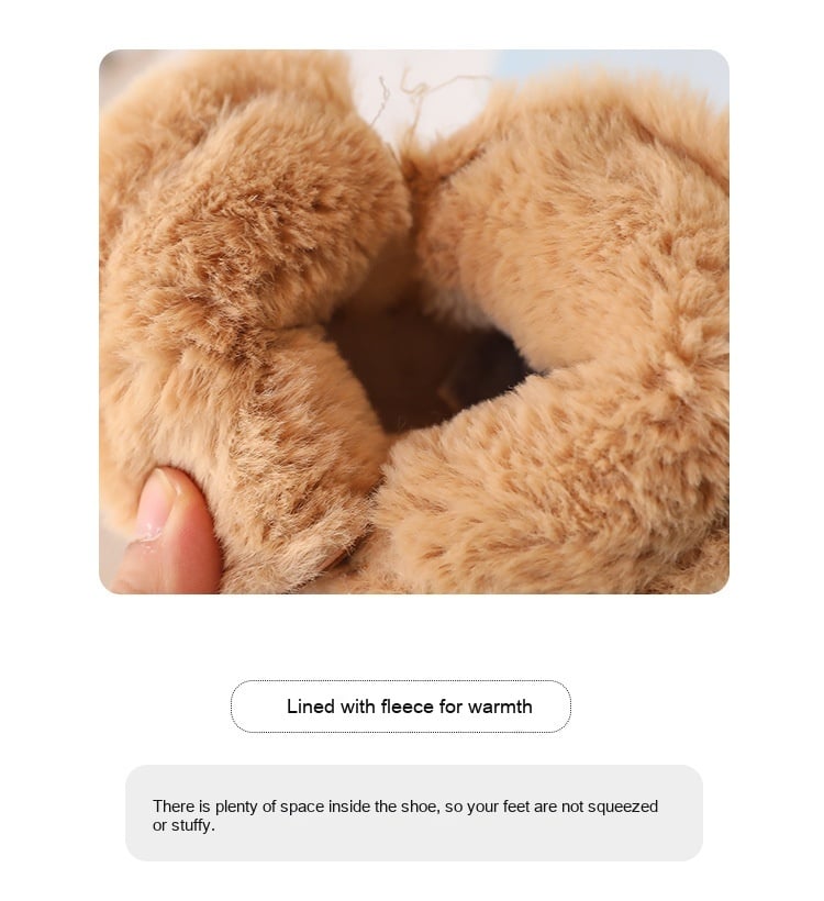 Children's Winter Fleece-lined Thermal Cotton Shoes