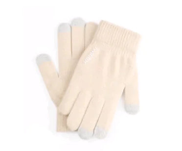 Men's Touchscreen Winter Gloves, Warm Knitted Outdoor Gloves