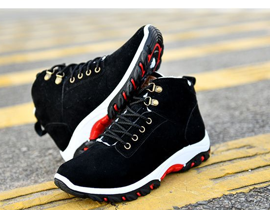 Men's Winter Boots, Warm Plush Casual Shoes