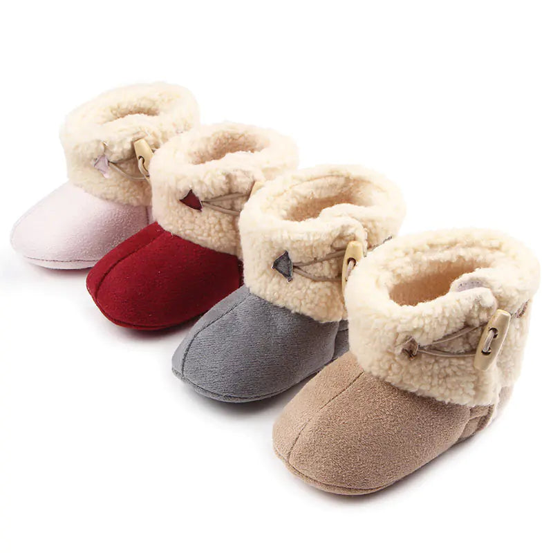 Winter Baby Walker Shoes with Buckle - Wholesale