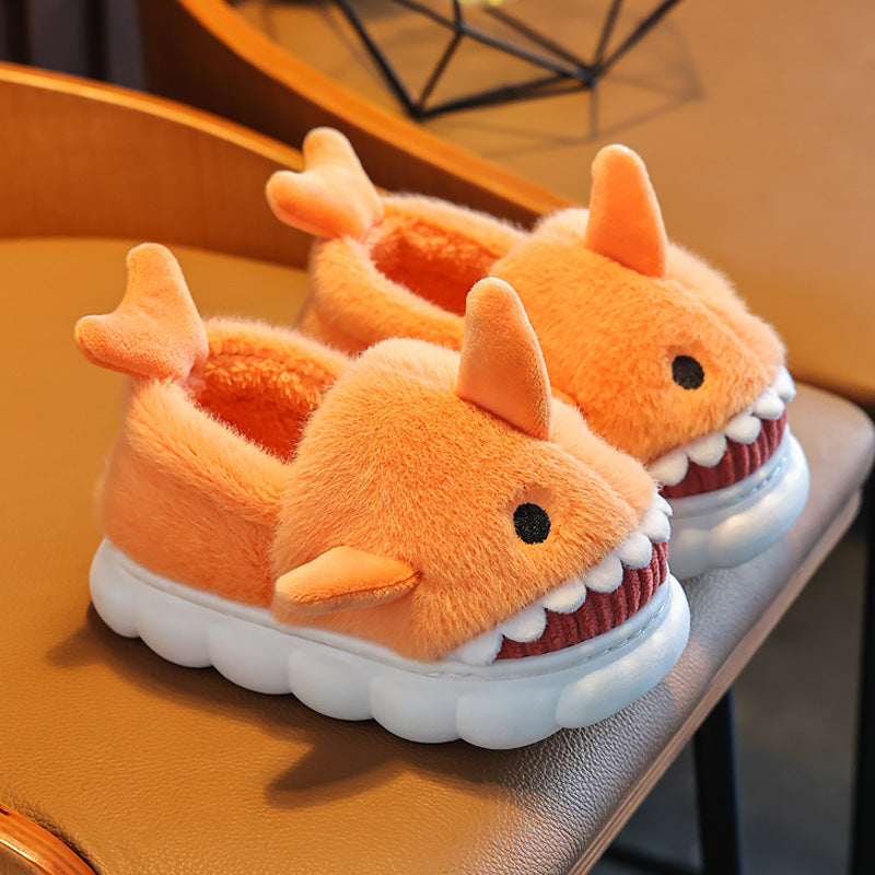 Winter Cute Cartoon Fluffy Thick Bottom Shoes