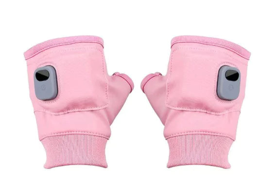 USB Rechargeable Electric Heating Winter Gloves (One Pair)