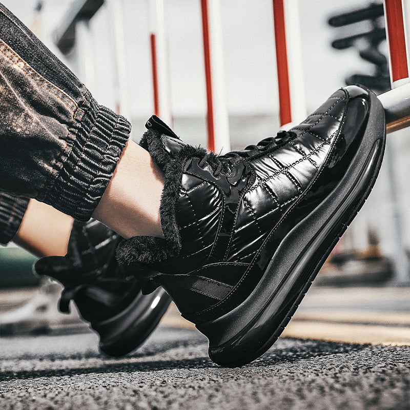 Versatile High Top Cotton Shoes for Winter Wear