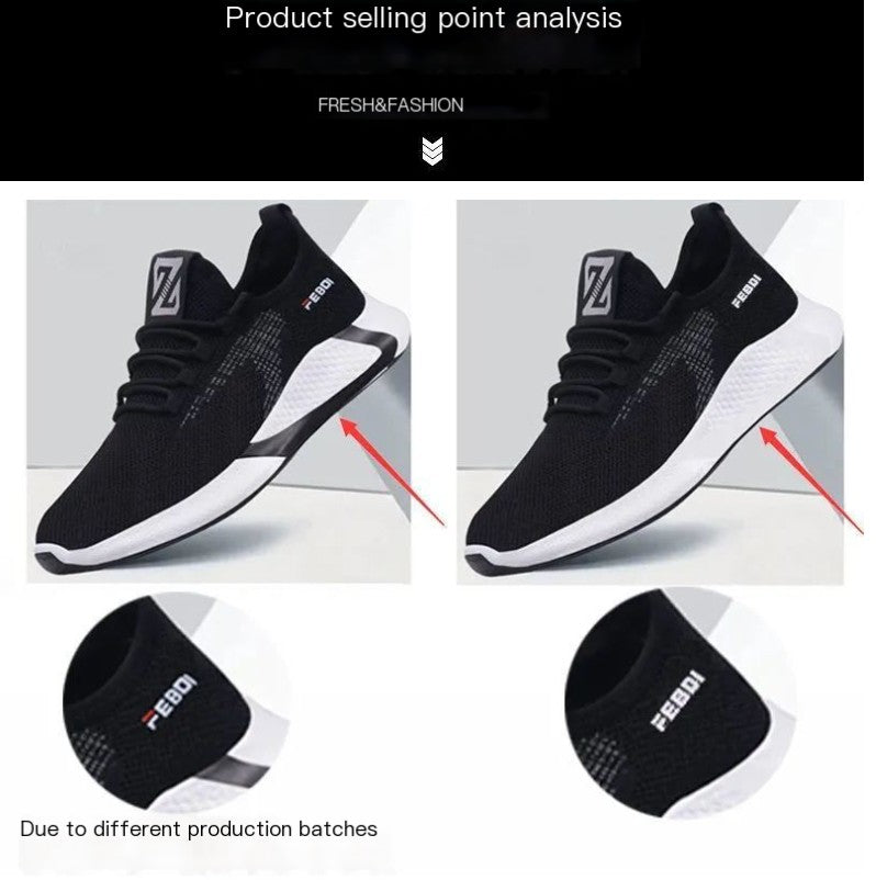 Men's Casual Sneakers - Winter Fleece Athletic Shoes