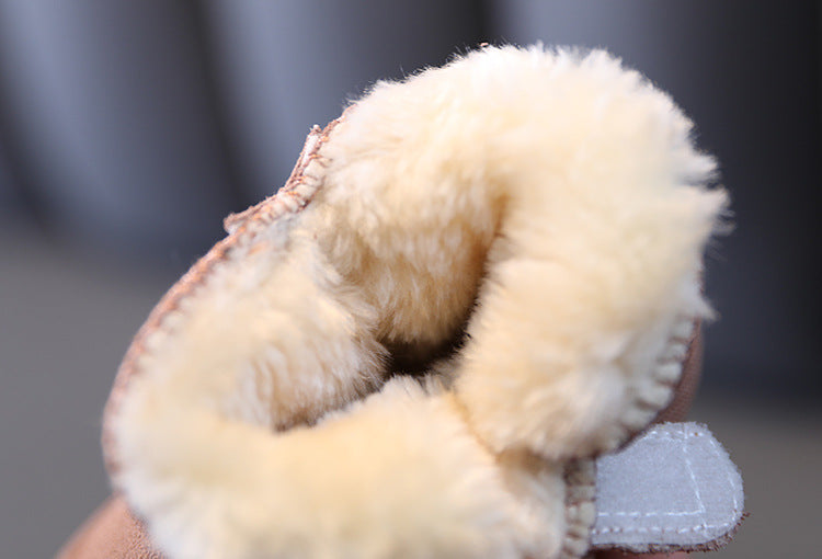 Winter Cashmere Snow Cotton Shoes for Babies