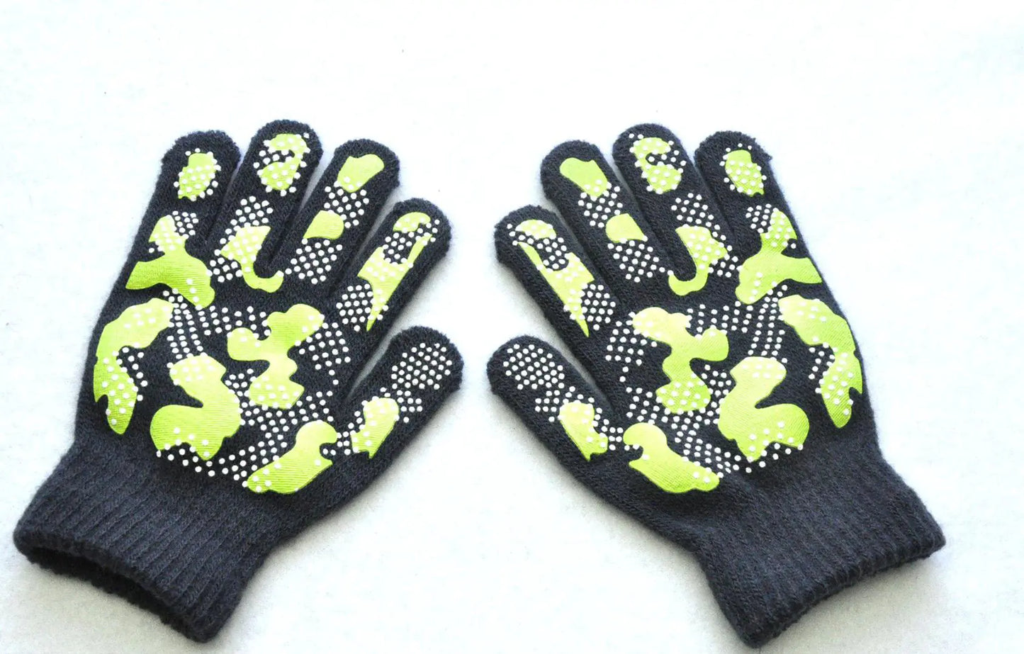 Children's Winter Knitted Gloves for Outdoor Sports