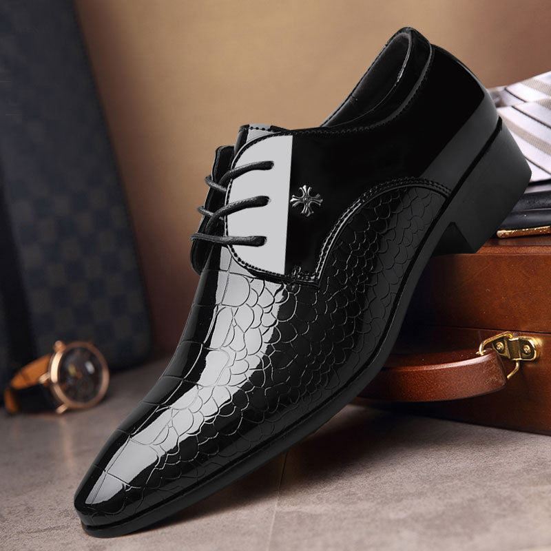 Men's Business Formal Leather Shoes - Winter Style