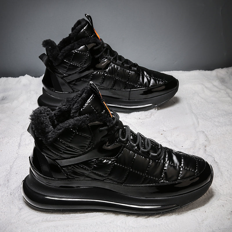 Versatile High Top Cotton Shoes for Winter Wear