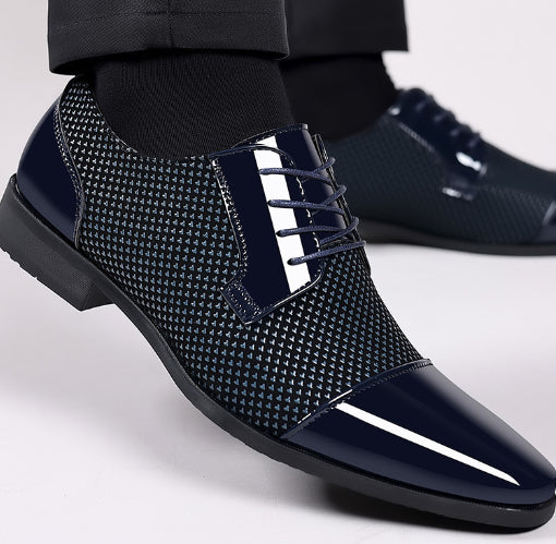 Men's Winter Leather Wedding Formal Shoes