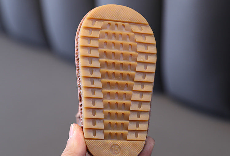 Winter Cashmere Snow Cotton Shoes for Babies