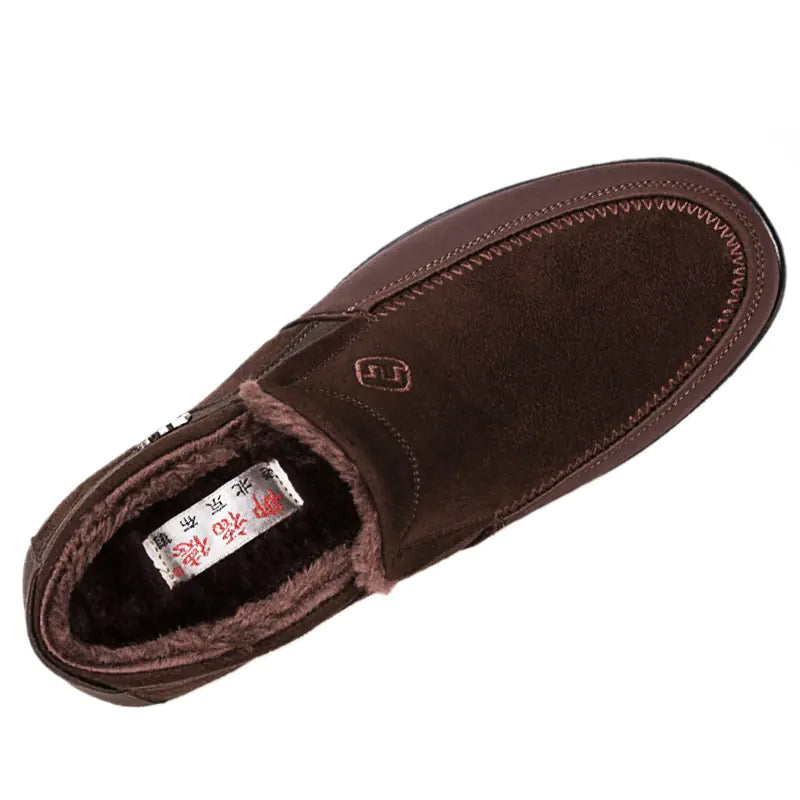 Warm High-Top Cotton Shoes for Men - Winter Style