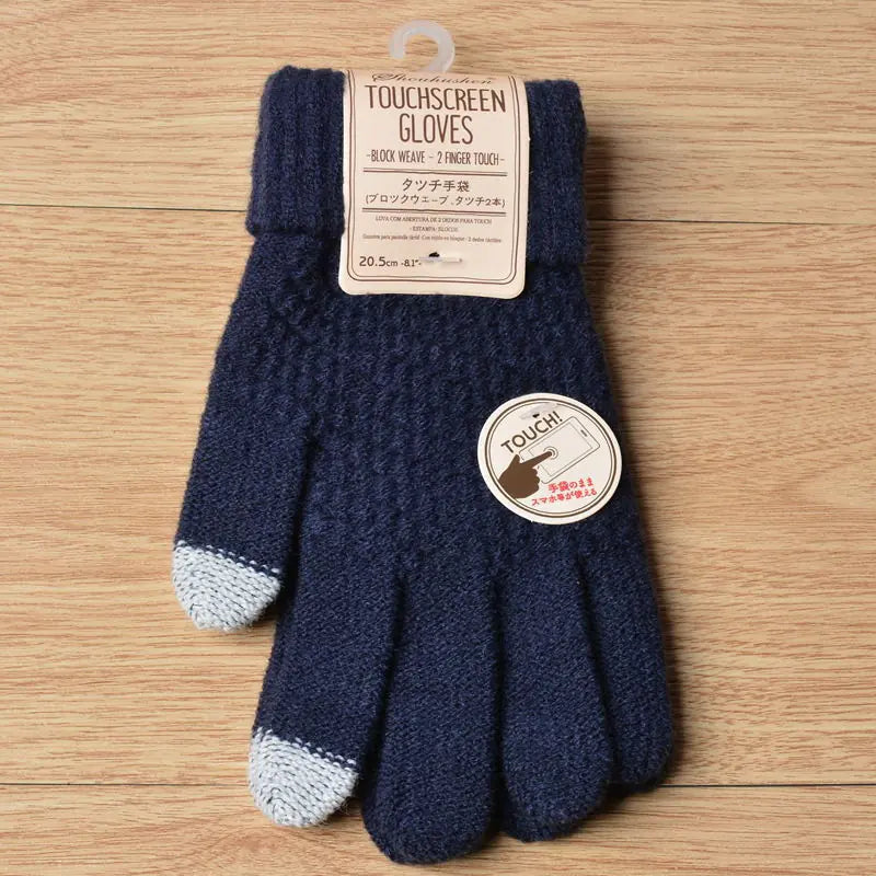 Women's Knitted Touchscreen Winter Gloves (Fashionable)