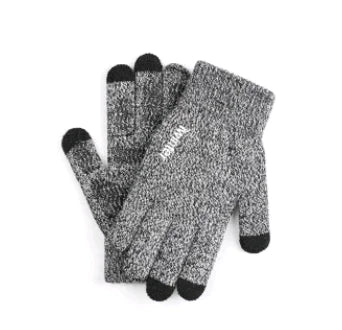 Men's Touchscreen Winter Gloves, Warm Knitted Outdoor Gloves