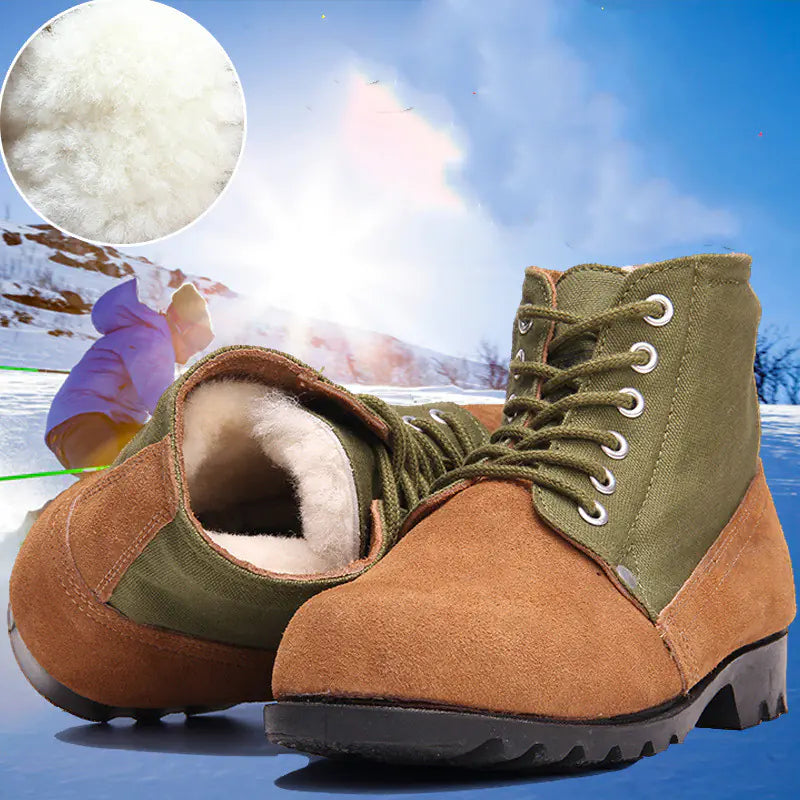 Vintage Winter Labor Insurance Big Toe Shoes