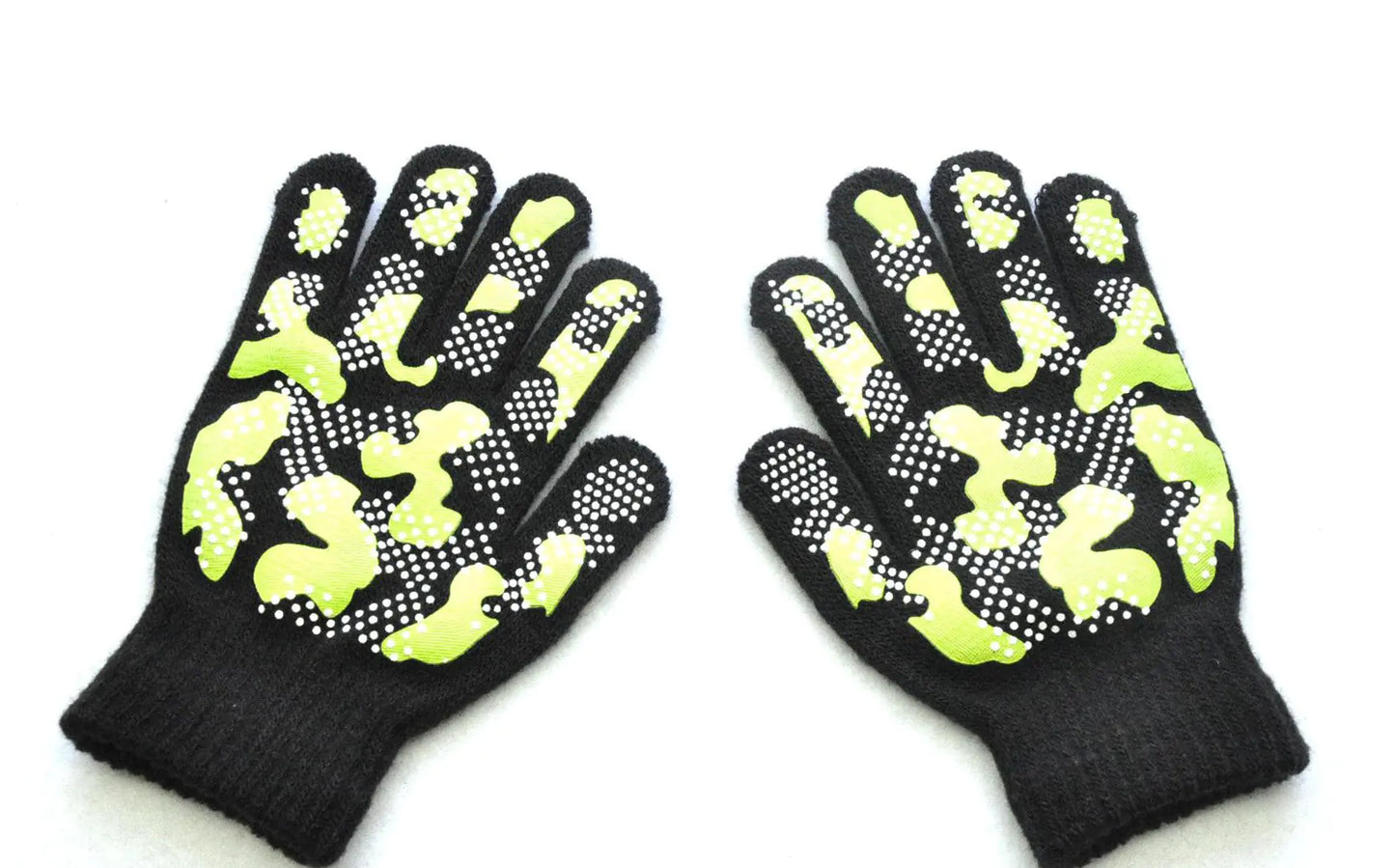 Children's Winter Knitted Gloves for Outdoor Sports