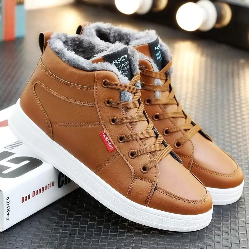 Winter Sports Waterproof Cotton Shoes for Teens