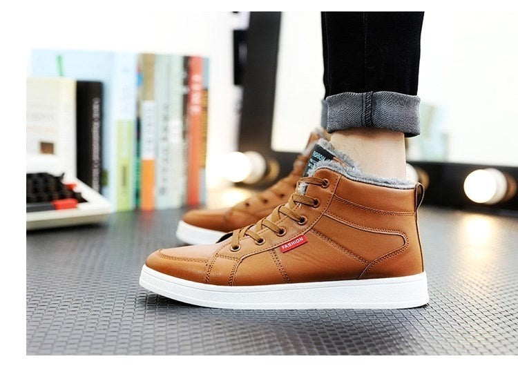 Winter Sports Waterproof Cotton Shoes for Teens