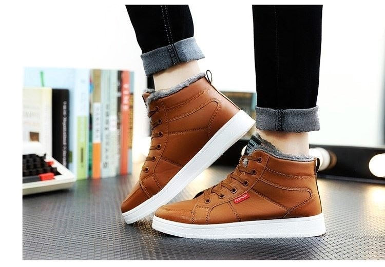 Winter Sports Waterproof Cotton Shoes for Teens