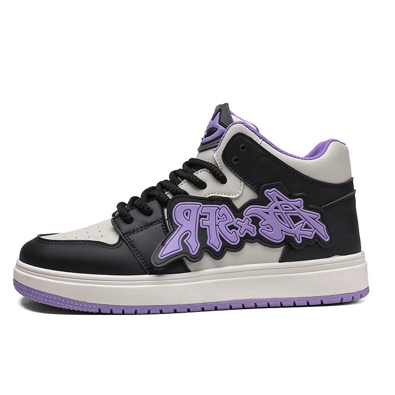 Men's Casual Sneakers Fashion High Top Shoes