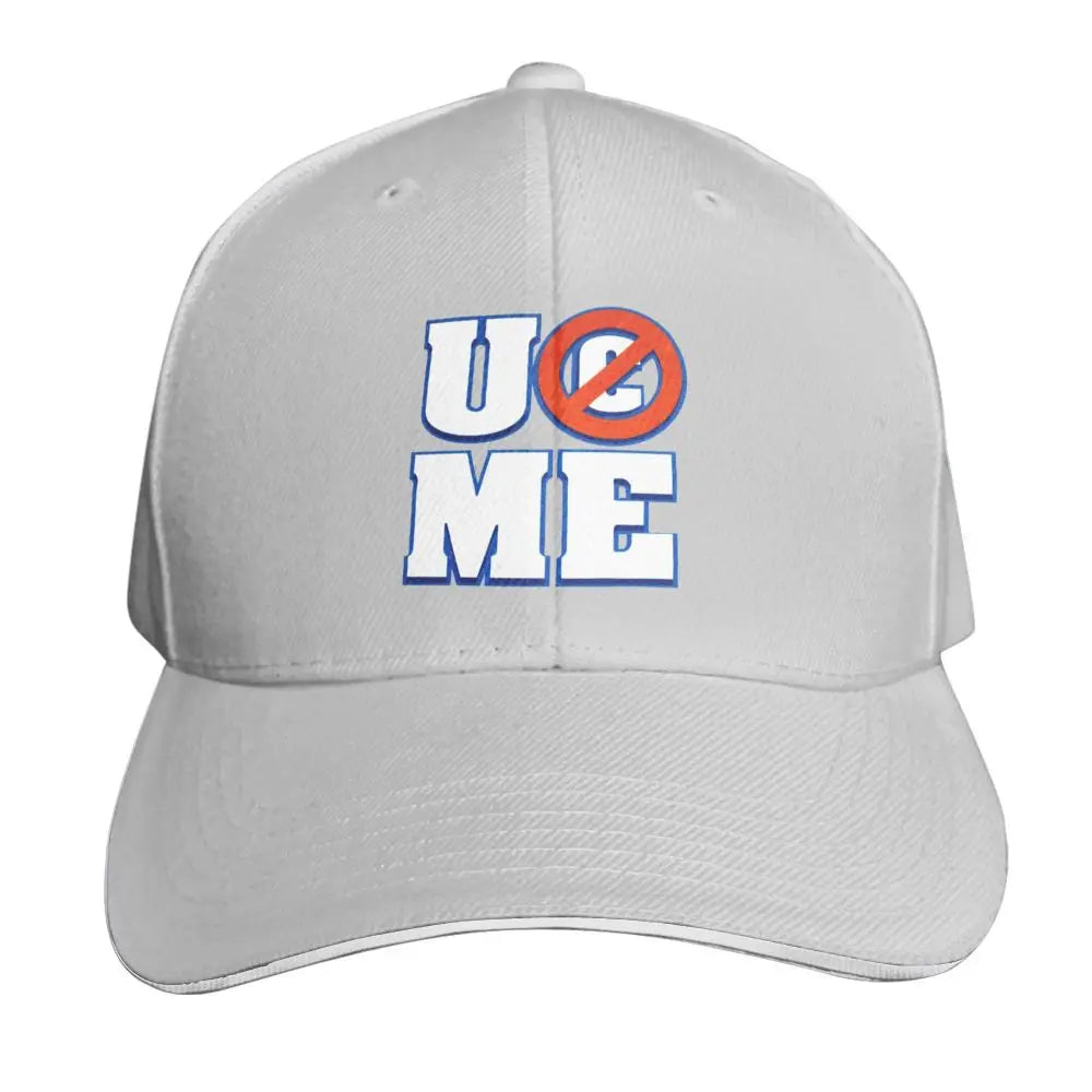 Yellow Wrestling john Cena White Custom Baseball Caps