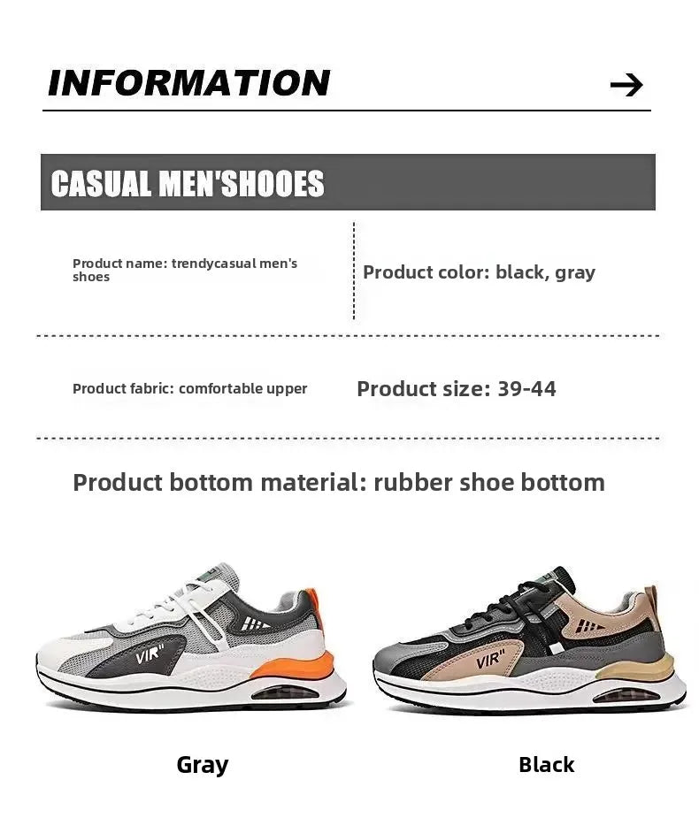 New 2025 Men's Sports Shoes Breathable Shoes