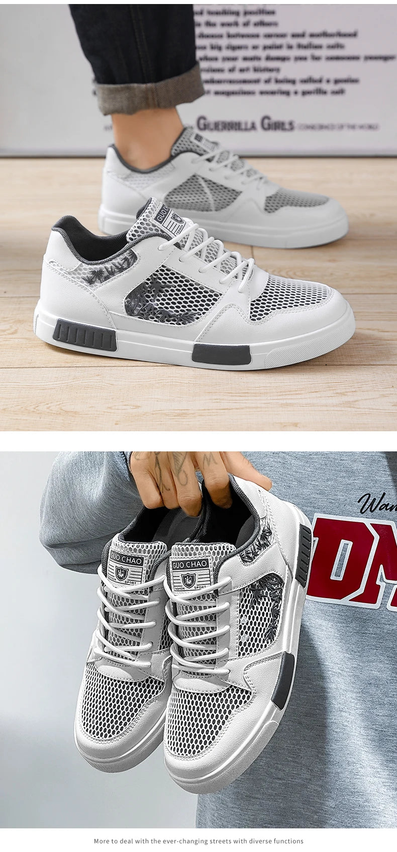 Lightweight Comfortable Designer Walking Shoes for Men