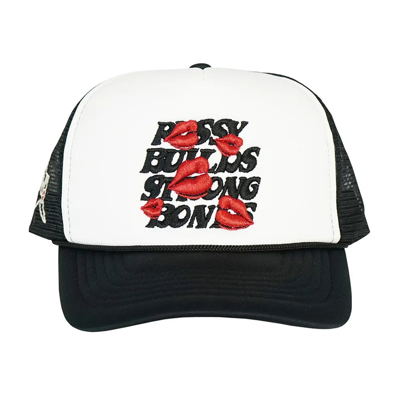 American Style Letters Lip Embroidered Baseball Hats