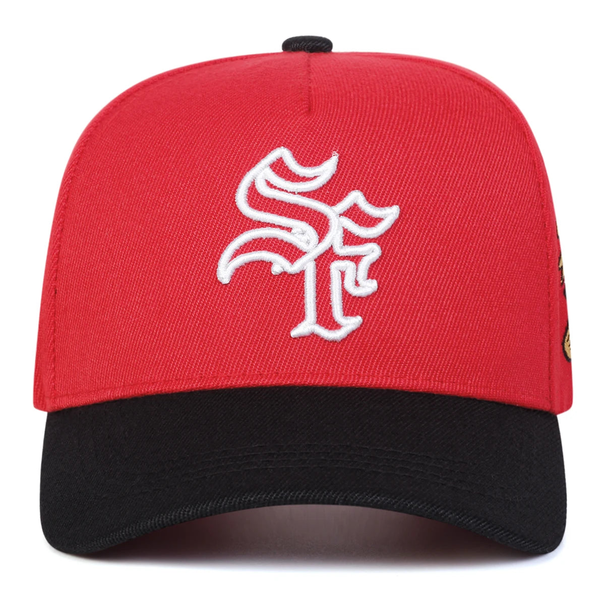 Unisex Gothic SF Letter Embroidery Baseball Caps