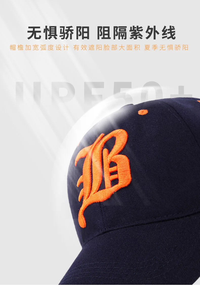 fashionable embroidered baseball cap