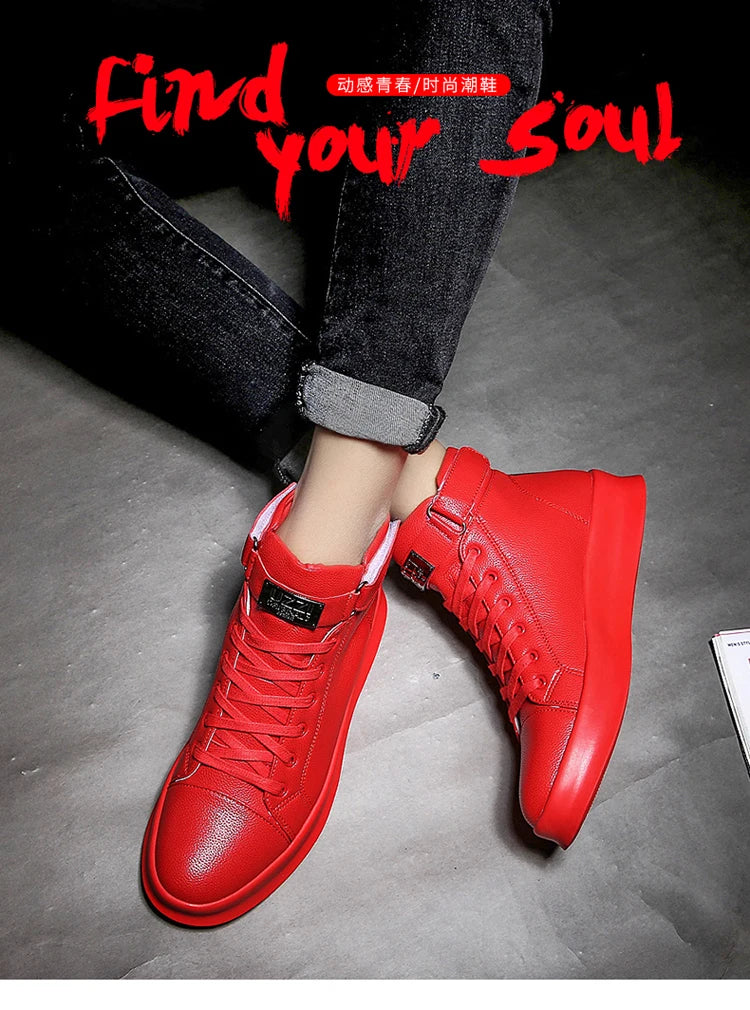 Brand Men's High-top Sneakers