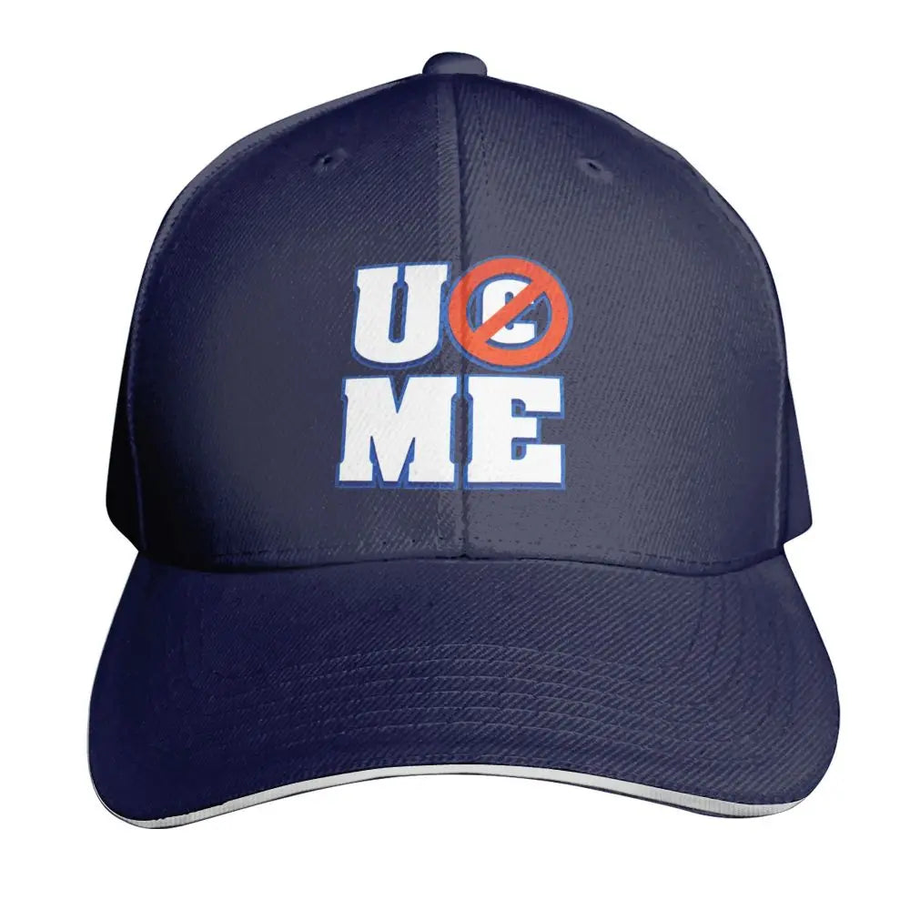 Yellow Wrestling john Cena White Custom Baseball Caps