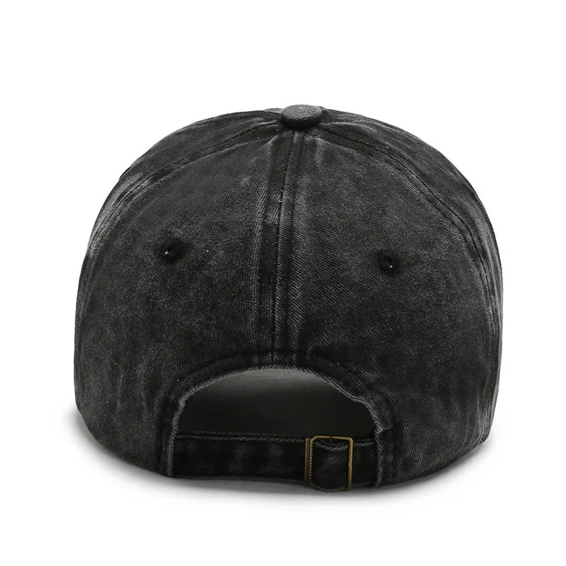 Unisex Sporty Cotton Washed Baseball Cap