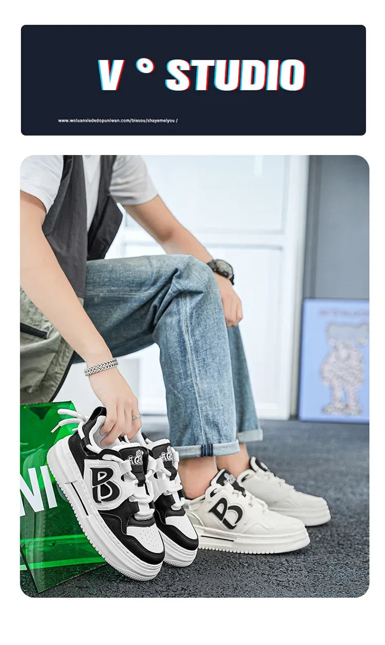 Casual Board Shoes Thick Bottom Trendy Footwear