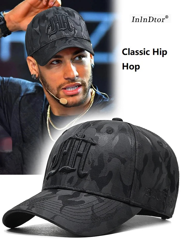 New camouflage embroidered baseball cap