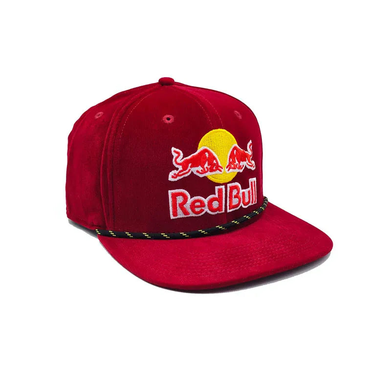 High Quality Red Bull Flat Brim Baseball Cap