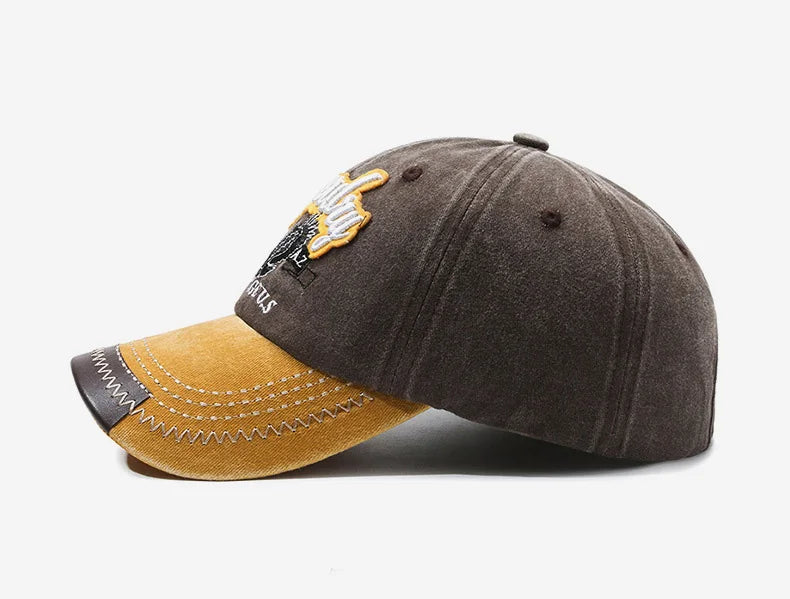 Unisex Sporty Cotton Washed Baseball Cap