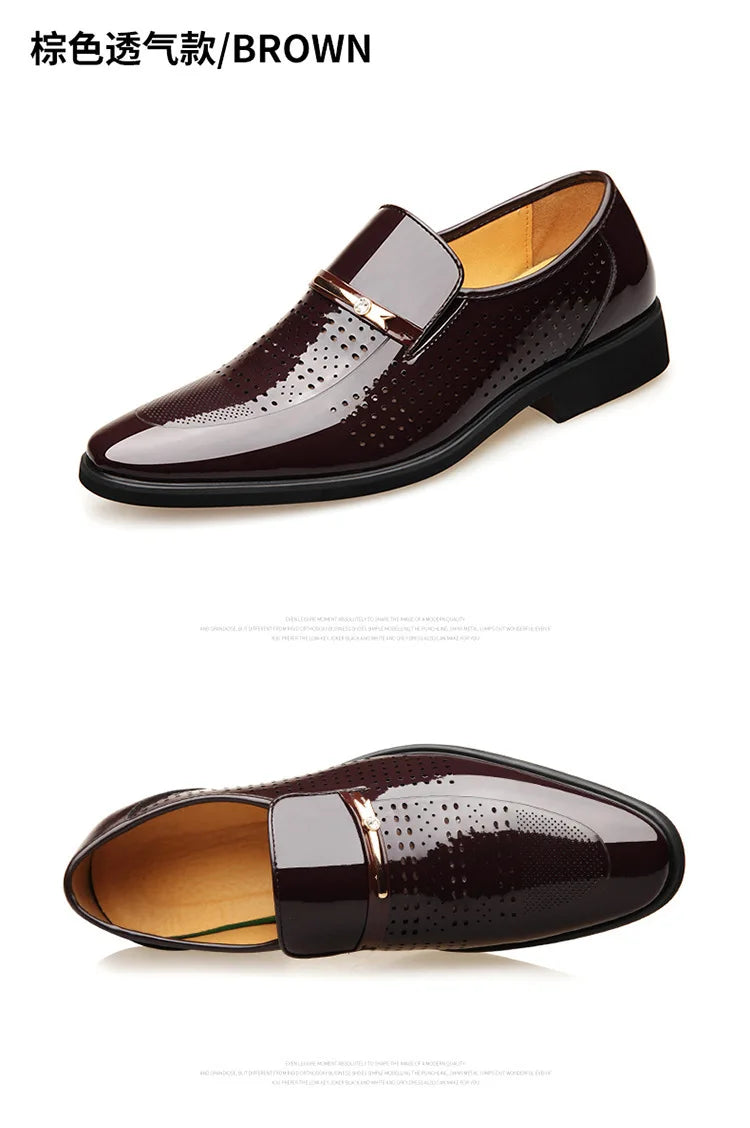 Summer Leather Men's Casual, Business Shoes