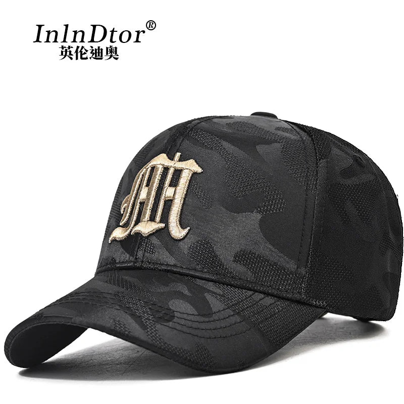 New camouflage embroidered baseball cap