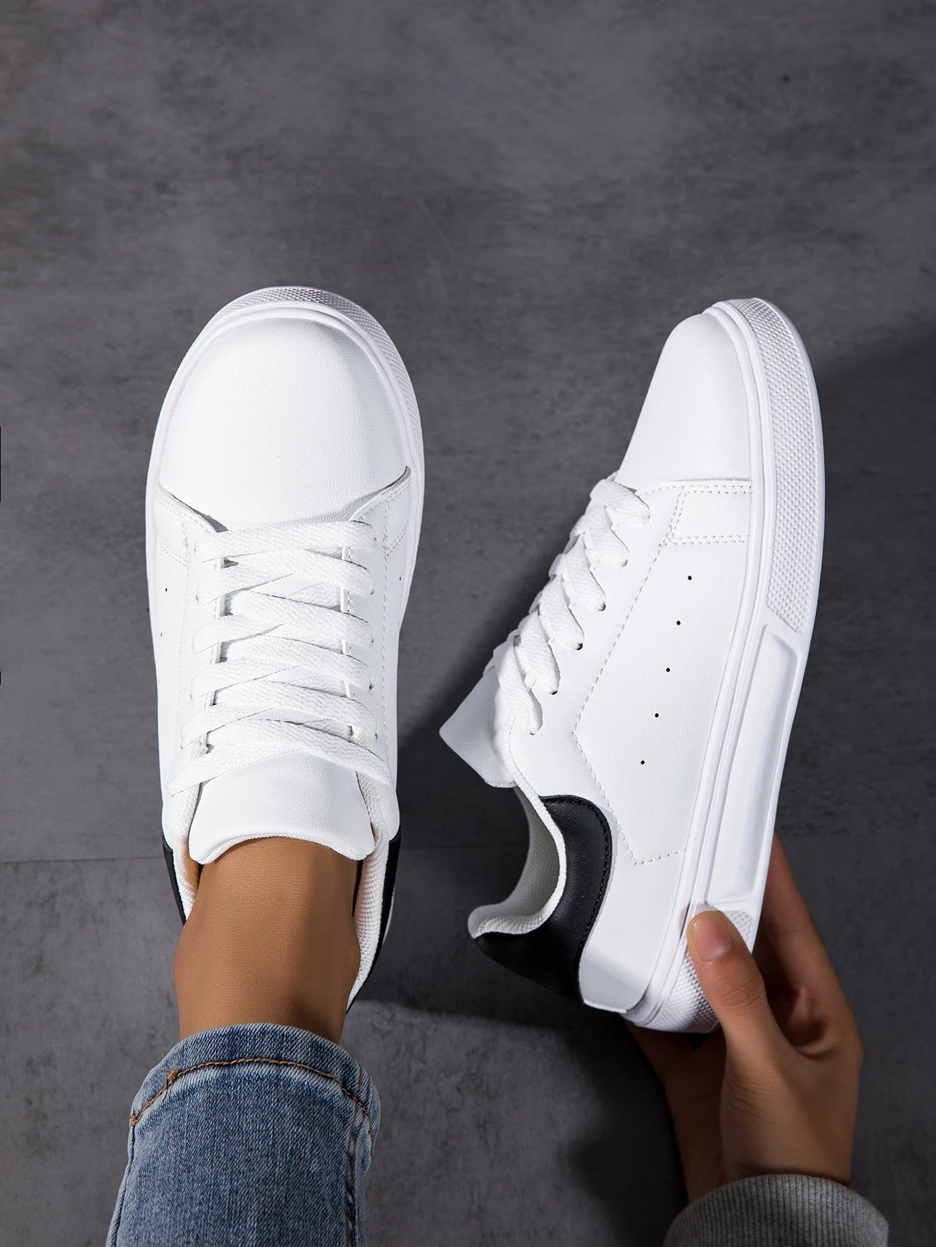 Unisex White Sneakers Men Waterproof Sports Shoes