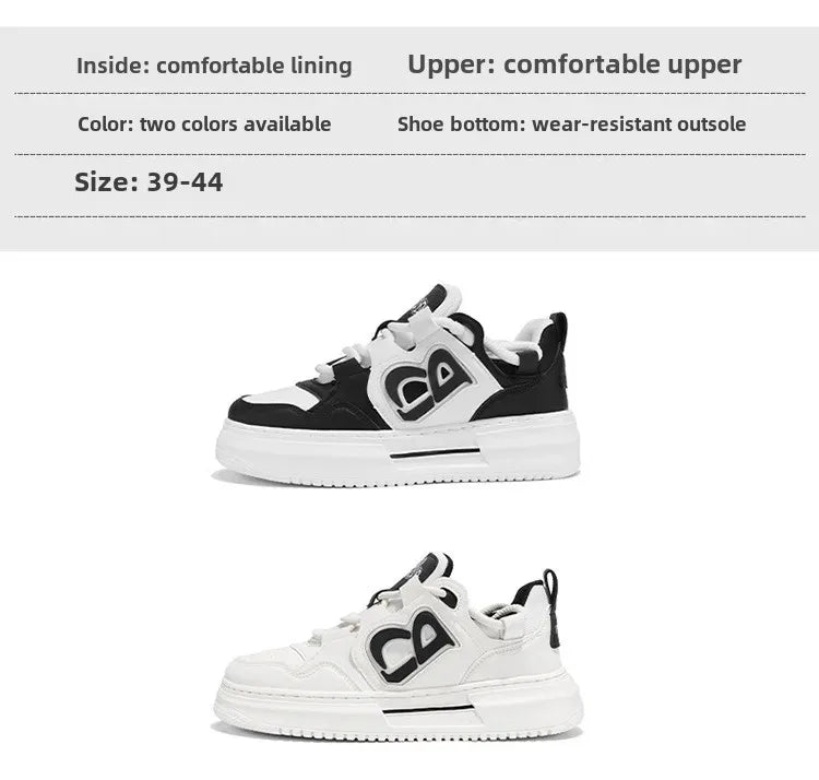 Casual Board Shoes Thick Bottom Trendy Footwear