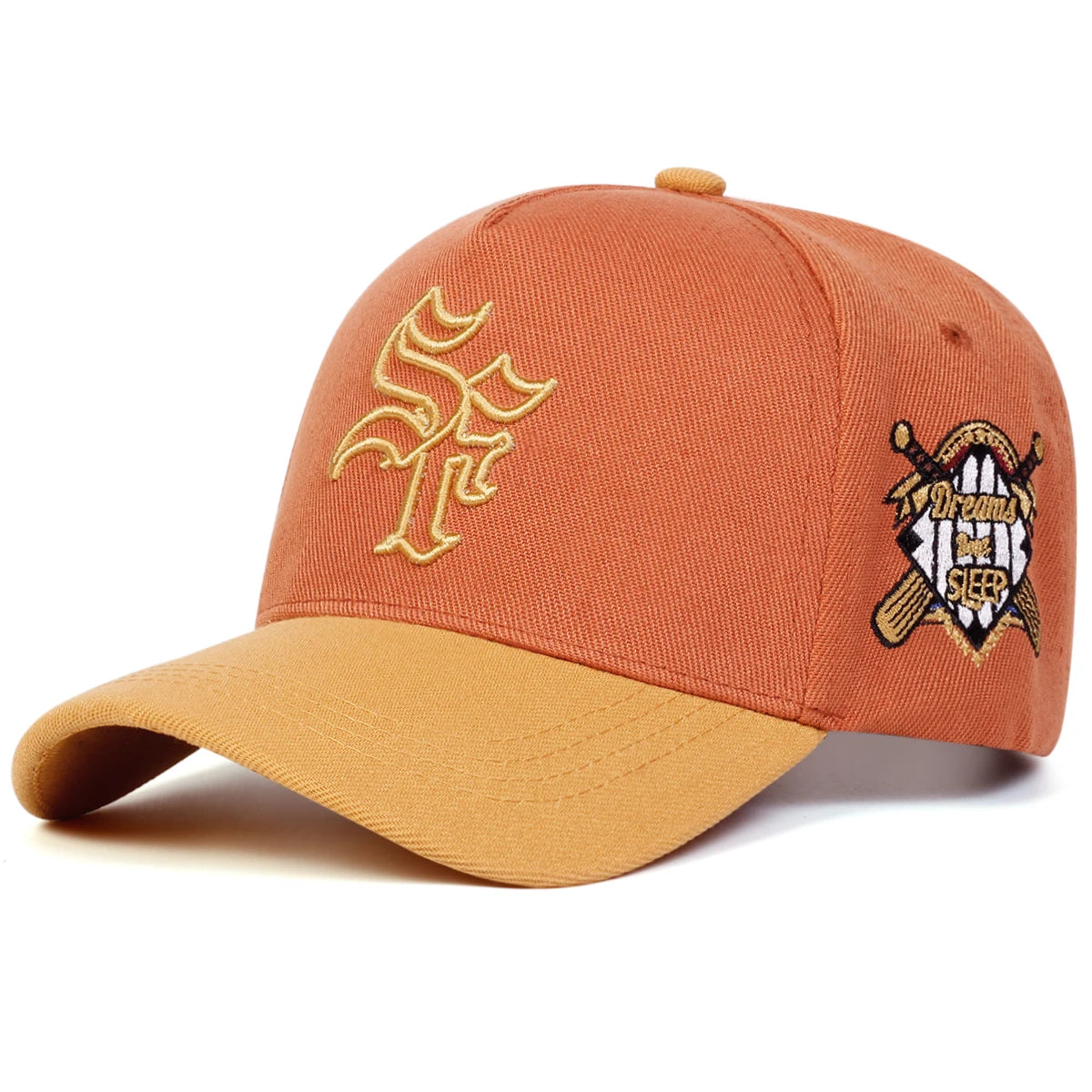 Unisex Gothic SF Letter Embroidery Baseball Caps