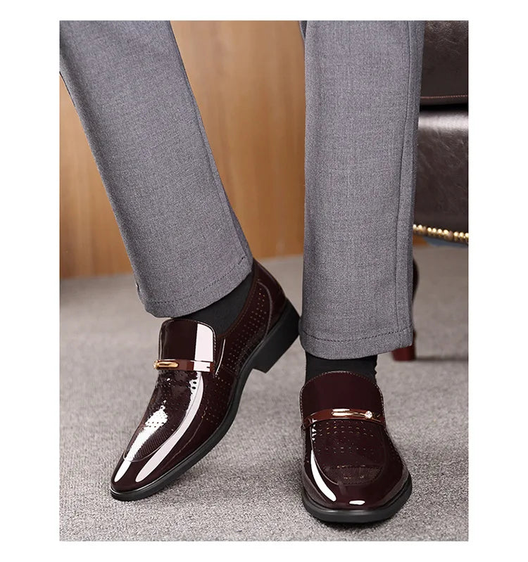 Summer Leather Men's Casual, Business Shoes