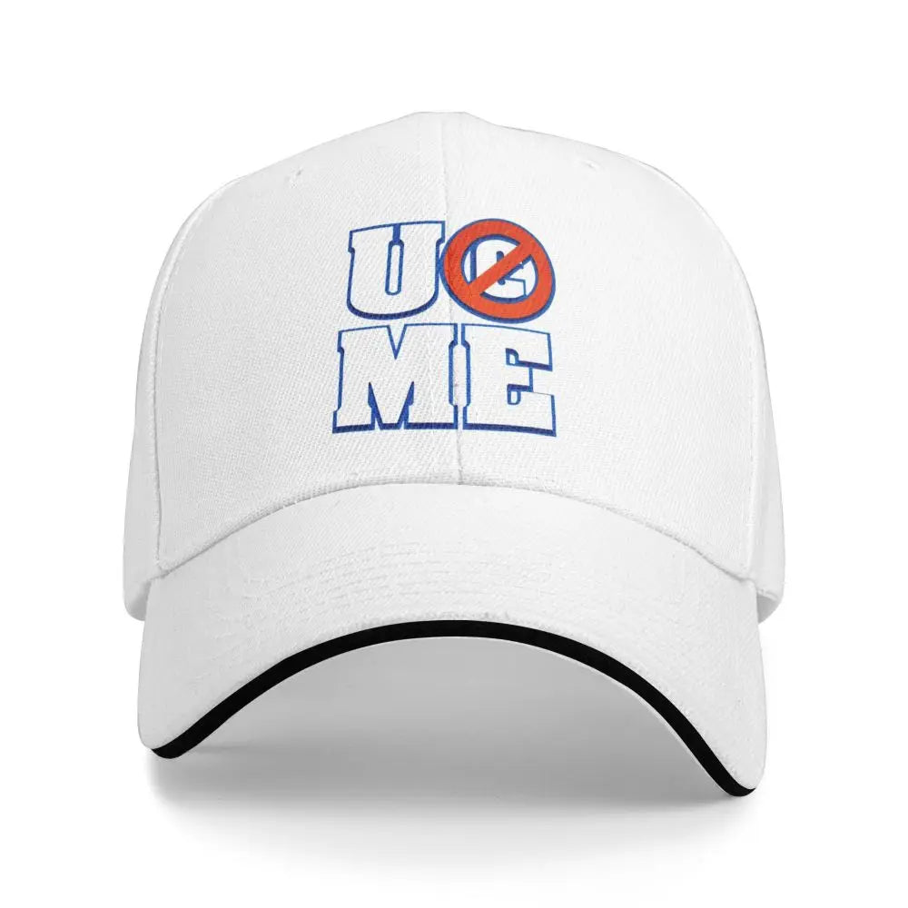 Yellow Wrestling john Cena White Custom Baseball Caps