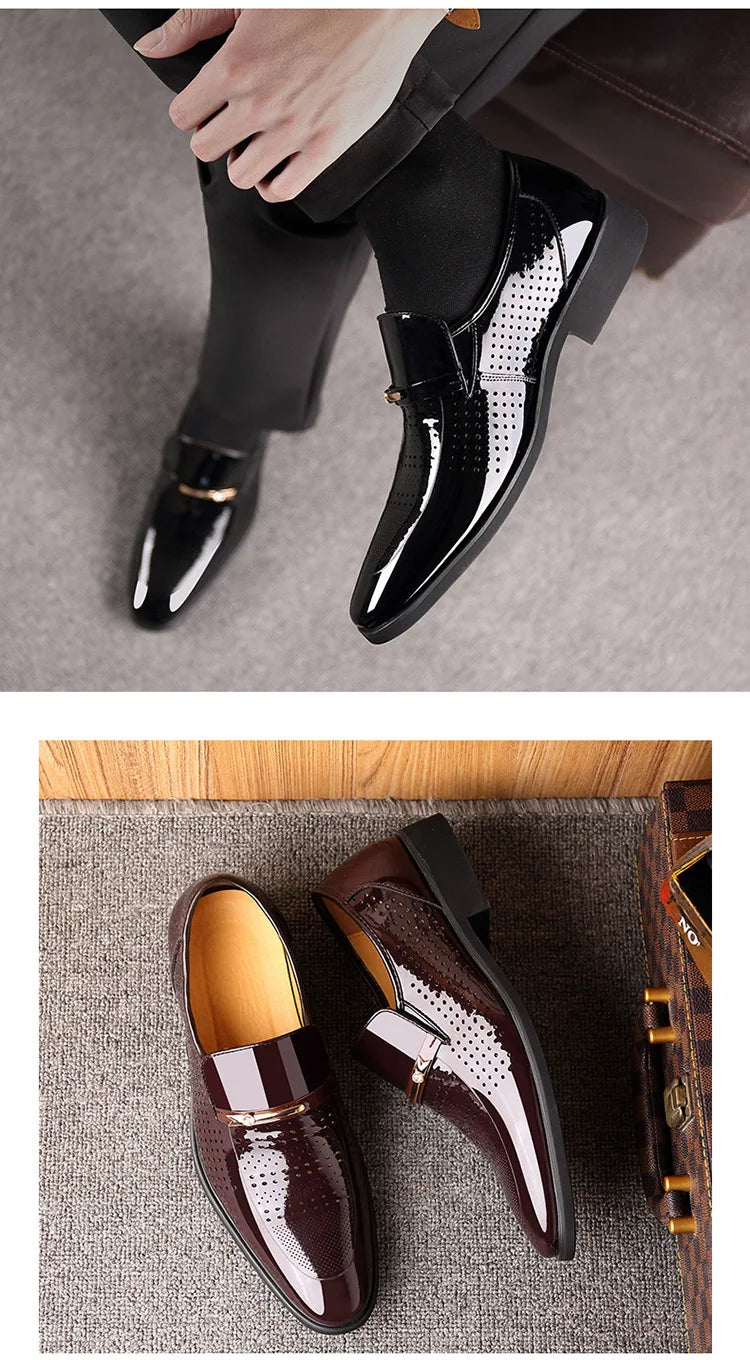 Summer Leather Men's Casual, Business Shoes