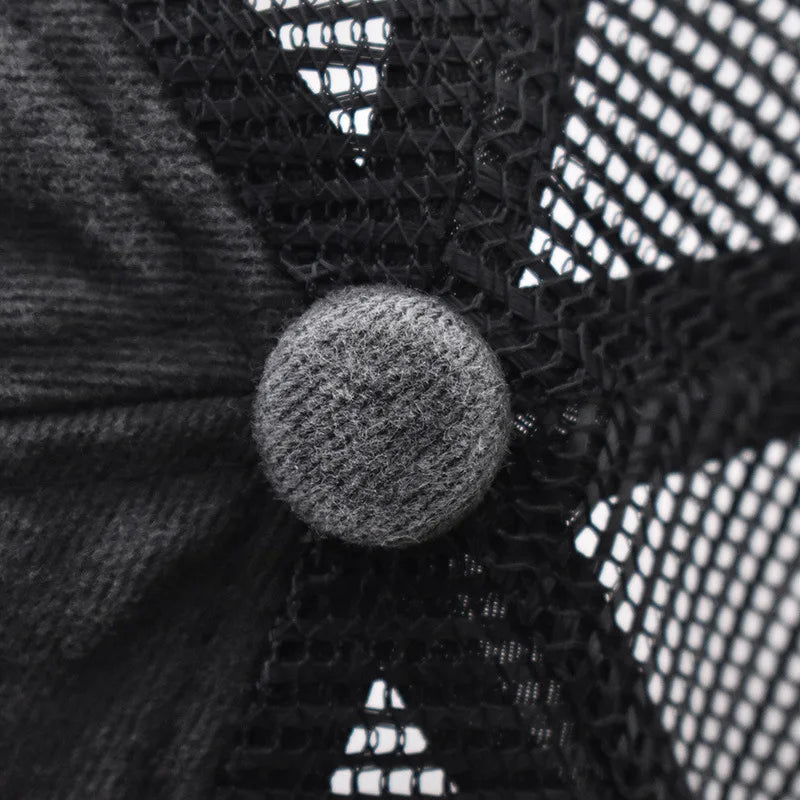 Washed Cotton Mesh Breathable Baseball Cap