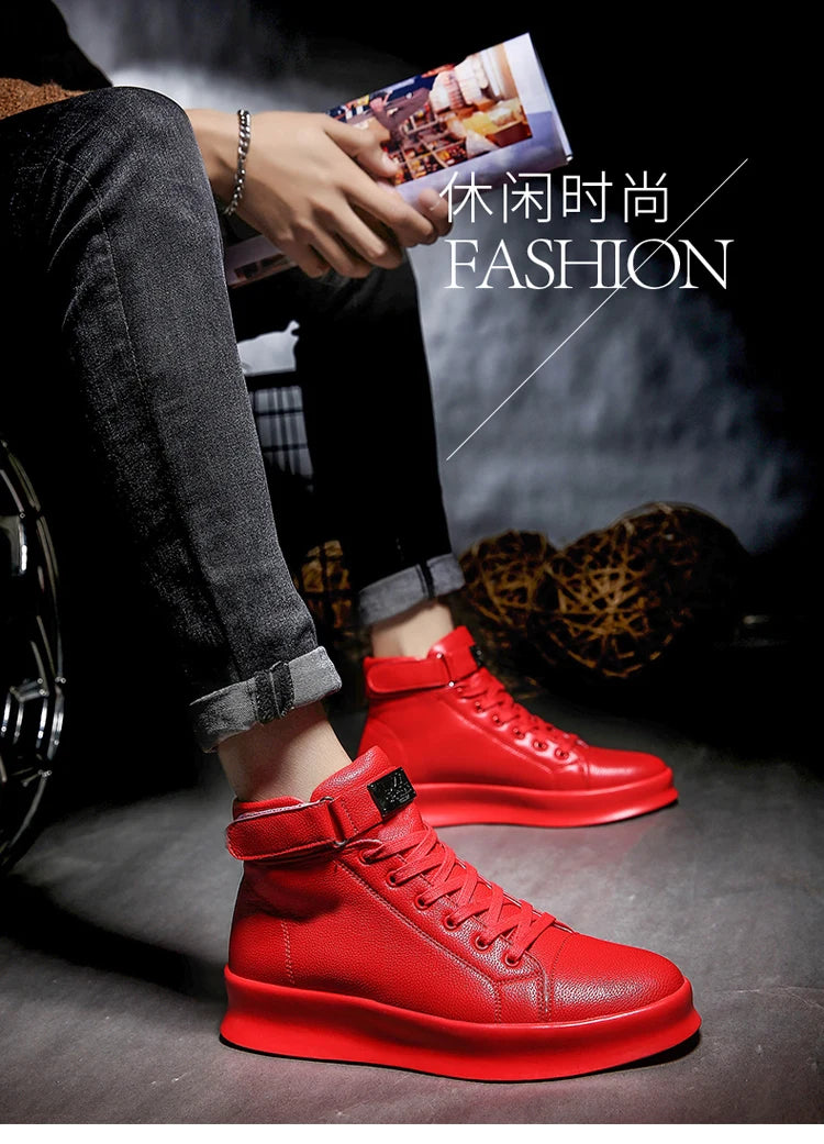 Brand Men's High-top Sneakers