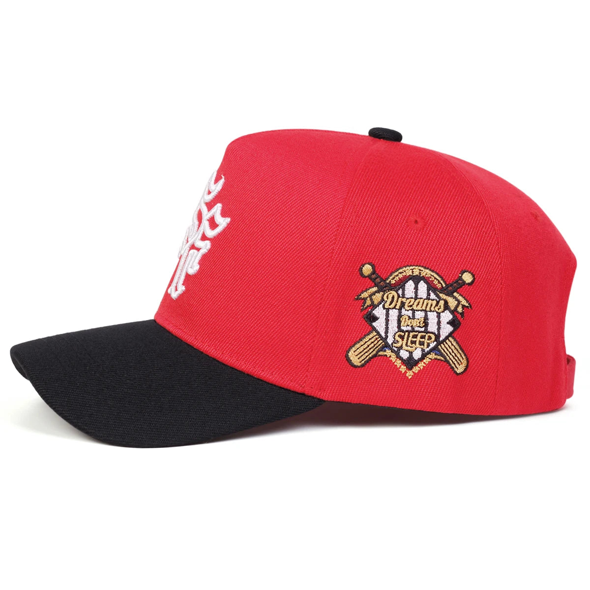 Unisex Gothic SF Letter Embroidery Baseball Caps