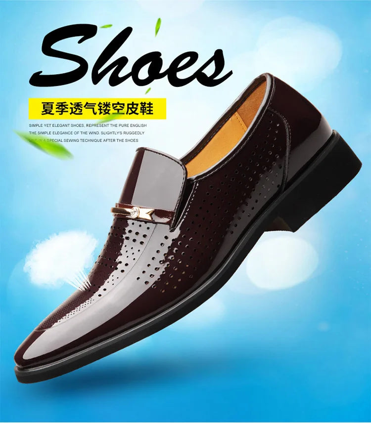 Summer Leather Men's Casual, Business Shoes